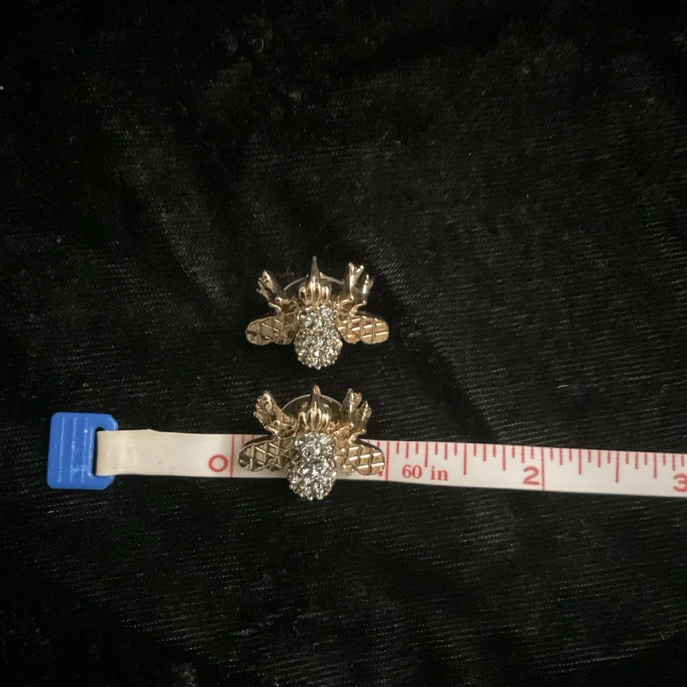 Ciner CN Gold Bee Earrings And Brooch Set. - Picture 4 of 4